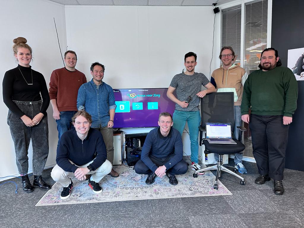 Het Thuisvrij-team bij Sping Digital Lab